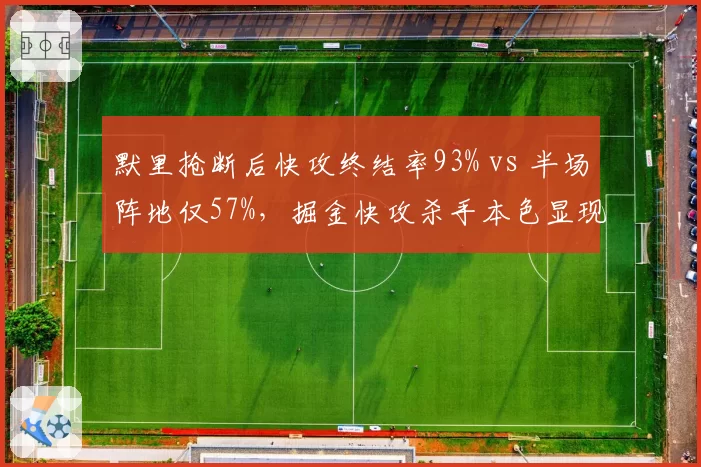 默里抢断后快攻终结率93% vs 半场阵地仅57%,掘金快攻杀手本色显现