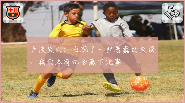 卢谈失利：出现了一些愚蠢的失误，我们本有机会赢下比赛